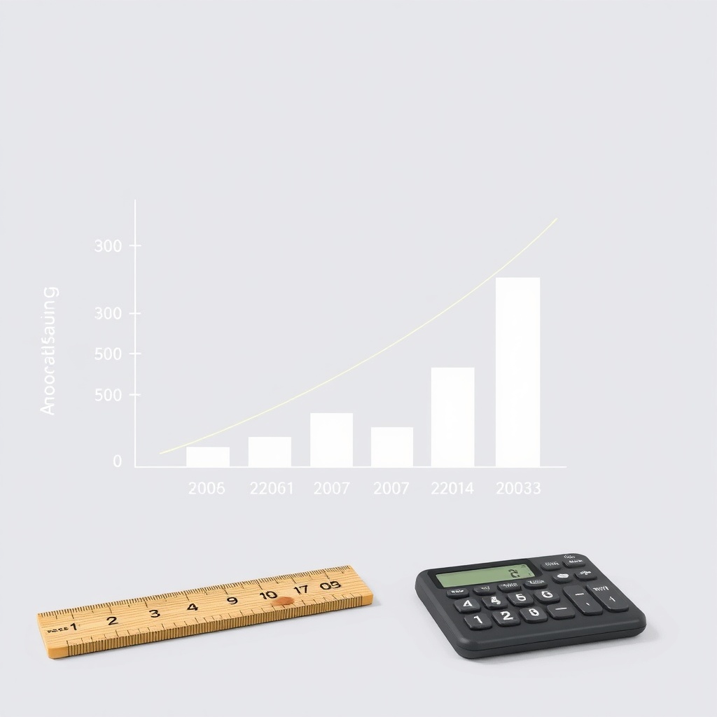 A simple illustration of a bar chart showing "Kosten" versus "Einsparung" over years