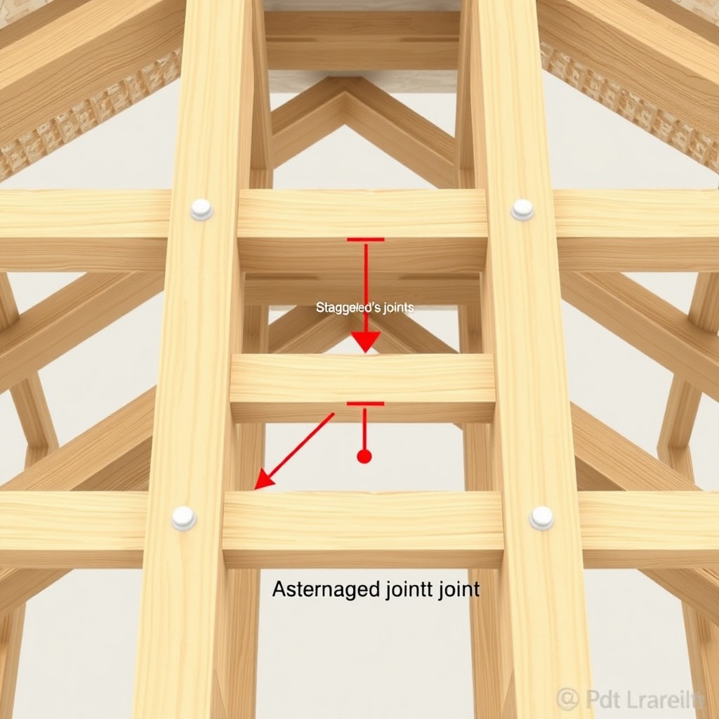 A clean photorealistic illustration showing a cross-section of a timber frame with Steico
